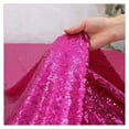 thumbnail image 3 of AK TRADING CO. Sparkly Glitz Sequins Beaded Fabric - by The Yard - Perfect for Decor, Home, Clothing, Event Decor, DIY Arts & Crafts and More. - Fuchsia, 5 Yards, 3 of 5