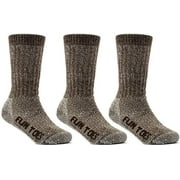 FUN TOES Children's 80% Thermal Merino Wool Socks Ideal For Hiking skiing winter sports 3 Pairs