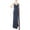 Dark Navy, variant on Womens Tie Back Split Hem Maxi Dress