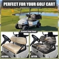 thumbnail image 4 of Uorisanigo Golf Cart Seat Cover Sets Universal Fit Club Car and More 2-Seater Golf Carts Bench Bald Eagle American Flag Seat Covers Kit Breathable Washable Polyester Mesh Cloth, 4 of 7