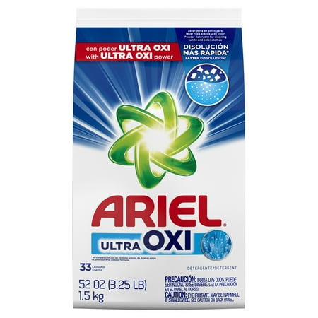 Ariel, with Ultra Oxi, Powder Laundry Detergent, 52 oz 33 Loads