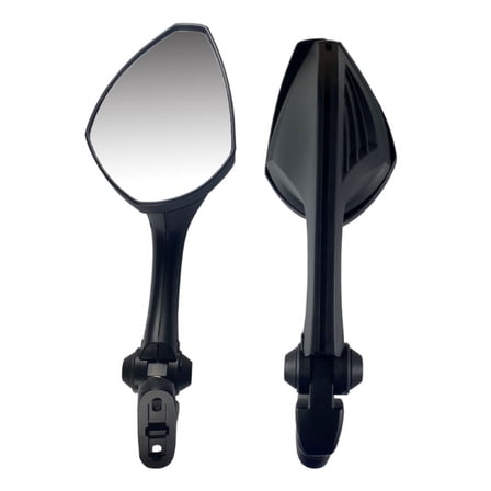 ZPAQI Universal Handle Bar End Rearview Side Mirrors for Motorcycle