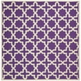 thumbnail image 6 of SAFAVIEH Cambridge Liz Geometric Wool Area Rug, Purple/Ivory, 6' x 9', 6 of 10
