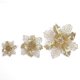 thumbnail image 2 of Flores de flor de Pascua de Navidad, 10 piezas de flores artificiales de flor de Pascua con purpurina, flores de Navidad artificiales para decoraciones de árboles de Navidad, bodas kaili Sencillez, 2 of 5