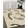 thumbnail image 3 of Ahgly Company Machine Washable Indoor Square Transitional Moccasin Beige Area Rugs, 5' Square, 3 of 7