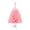 #01 Pink, variant on Djunllk Small Artificial Christmas Tree with Lights, 1.48ft/45cm Tall Aesthetic Pink Christmas Tree for Home Office, Christmas Decorations
