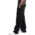 thumbnail image 6 of Liacowi Liacowi Men´s Urban Straight Leg Jogger Heavy Weight Fleece Cargo Pocket Sweat Pants, 6 of 7
