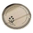 thumbnail image 2 of HOARBOEG Round Carpet Living Room Coffee Table Blanket Bedroom Bedside Blanket Cloakroom Rocking Chair Floor Mat, 2 of 6