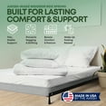 thumbnail image 4 of Continental Sleep, Unassembled Queen Box Spring for Queen Bed, 4.5-Inch Wood Box Spring Only, Noise-Free Mattress Foundation, Packed Flat, Easy Assembly, Gray, 4 of 8