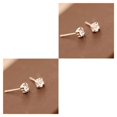 thumbnail image 4 of Qarigey 1 par de pendientes de cubo con diamantes de imitación brillantes, tachuelas, sencillo , decoración de joyería para hombres y niñas Type1 NO1, 4 of 6