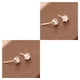 thumbnail image 1 of Pendientes de diamantes de imitación Jumpingount joyería perforación Simple 2piezas, 1 of 5