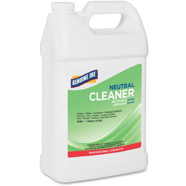 Genuine Joe Neutral Floor Cleaner - 32oz Concentrate Makes 64 Gallons, Safe For All Hard Surfaces