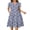 Blue Khaki Floral, variant on ANRABESS Women's Summer Casual Midi Dresses Short Sleeve V Neck Flowy Tiered 2026 Spring A-Line T Shirts Boho Beach Dress Peach Small