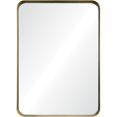 thumbnail image 2 of Renwil  Camus Rectangular Framed Brushed Gold Antique Iron Mirror, 2 of 5