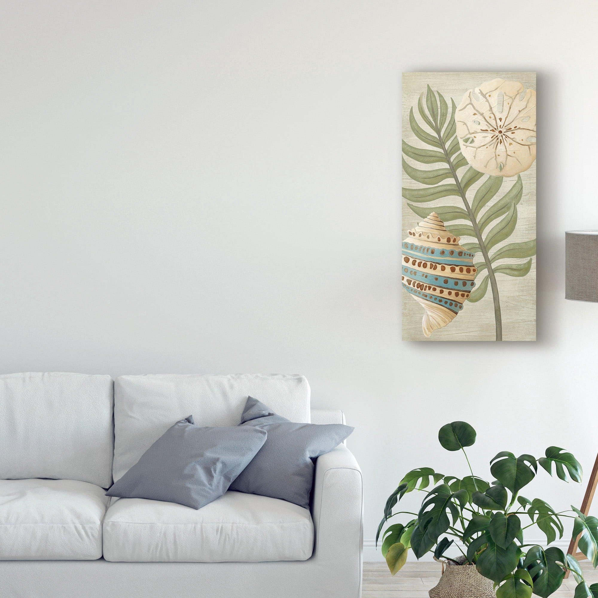 Trademark Fine Art 'Palm Beach II' Canvas Art by June Erica Vess