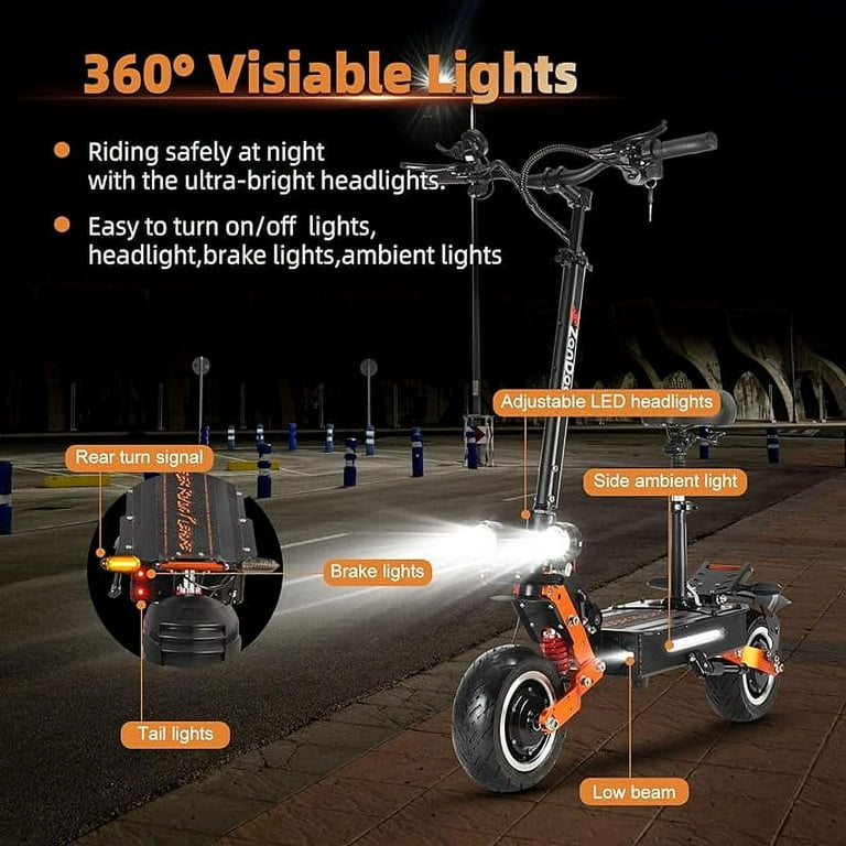ZonDoo ZO01 PLUS Adult Electric Scooter, Dual Motor 60V ZonDoo ZO01 PLUS Adult Electric Scooter, Dual Motor 60V