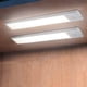 thumbnail image 2 of Luces para debajo del gabinete, iluminación LED blanca recargable con batería, luz inalámbrica con sensor de movimiento para interiores, 3 modos de luz nocturna, (paquete de 2), 2 of 5
