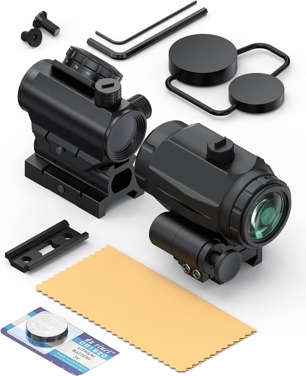 Feyachi RS-23 Optic Sight with M38 5X Magnifier Combo Kit