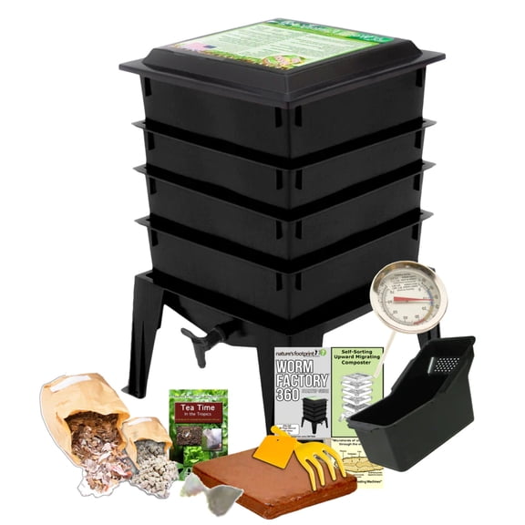 Worm Factory 360 Composter, Made in USA, by Nature's Footprint