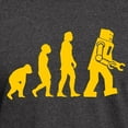 thumbnail image 3 of CafePress - Robot Evolution Dark T Shirt - Men's Classic Graphic Cotton T-Shirt, 3 of 4