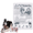 Black/1pcs, variant on Durable Newspaper Dog Toy, Indestructible Newspaper Pet Balloon Toy,Crinkle Squeaker Interactive Dog Toy,Bite-Resistant Durable Chew Toys for Small Medium Dogs