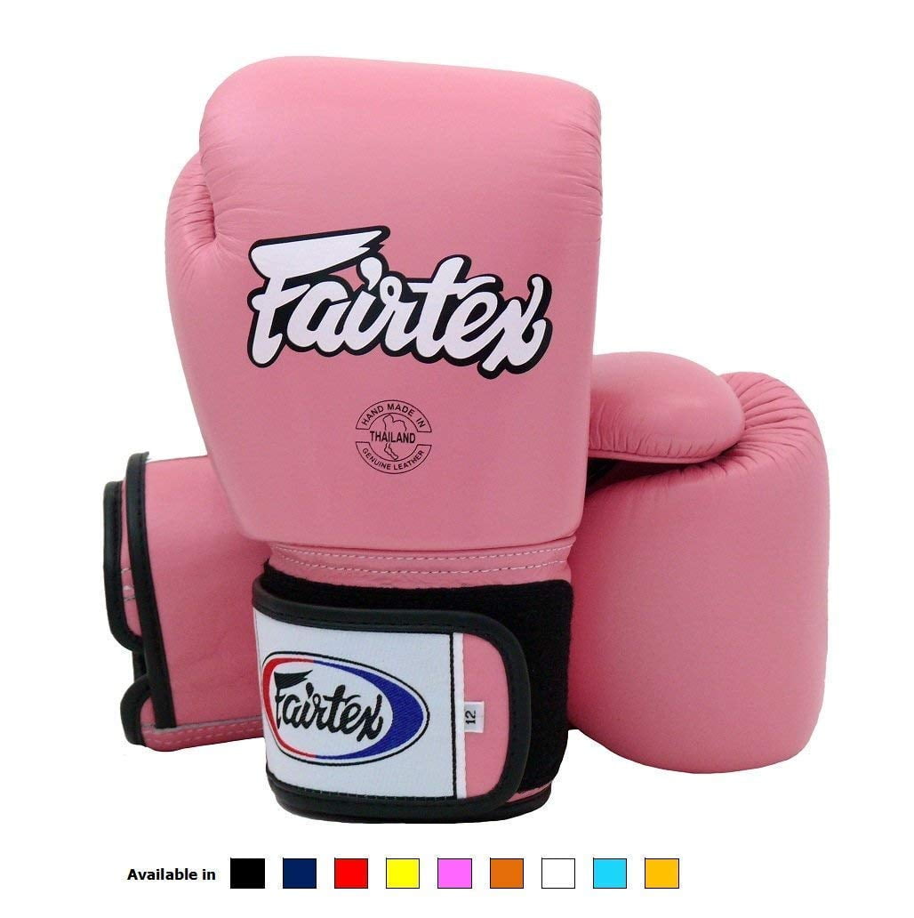 12oz - 14oz PINK SYNTHETIC LEATHER MUAY THAI BOXING KICKBOXING GLOVES 