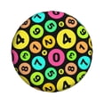 thumbnail image 4 of Spare Tire Cover, Number Colorful Math Print Wheel Cover Tire Covers For Trailers Car Truck Camper Universal Tire Covering Fits Diameter14"-17", 4 of 4