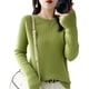 thumbnail image 5 of 2024 Women Sweaters Autumn Winter Long Sleeve Pullovers O-neck Stripe Warm Pullover Korean Fashion Bottoming Shirts Loose Jumper, 5 of 5