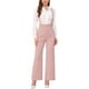 thumbnail image 2 of INSPIRAR CHIC Mono de Mujer con Tirantes Ajustables y Pierna Ancha, Mono con Tirantes, L Rosa, 2 of 6