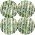 thumbnail image 6 of Round Placemats Set of 4, Patricks Day Shamrock Clover Leaves Placemats Heat Resistant Table Mats for Dining Table Xmas Decorations Ornaments Holiday Home Party, 6 of 7
