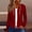 Red, variant on Wovilon Women's Full Zip Hooded Sweatshirt, Long Sleeve Drawstring Hoodie with Zipper, Lightweight Solid Color Casual Jacket, Stretch Soft Top for Spring Fall