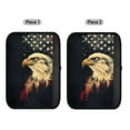 thumbnail image 6 of Uorisanigo Eagle American Flag Seat Belt Cover Flannel Seat Belt Shoulder Strap Covers Fluffy Shoulder Strap Pads Helps Protect You Neck and Shoulder from The Seat Belt Rubbing, 6 of 7
