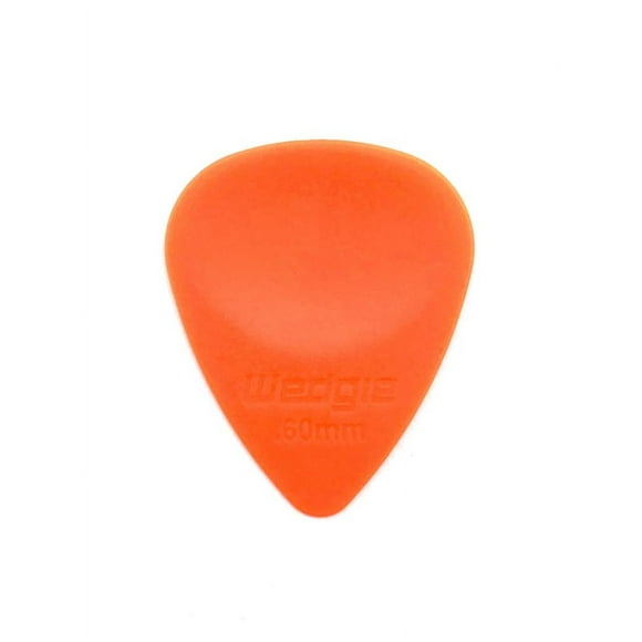 Wedgie WDPP60 0.60mm Wedgie Delrin Pick, 12 Pack, Orange