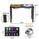 thumbnail image 3 of Soporte Elevado de Metal ADENGL Negro con Cuencos Fuertes y Tapete para Perros Grandes, 3 of 6