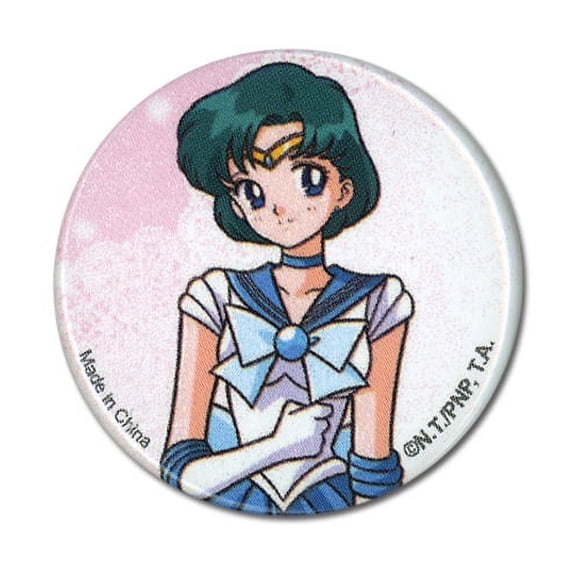 Sailor Moon S- Sailor Mercury Button 1.25'