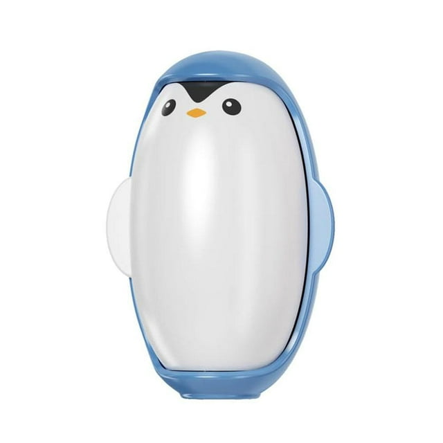 Mini Rouleau Anti-Peluches Pingouin, Rouleaux Anti-Peluches Réutilisables et Efficaces pour Poils d'Animaux, Rouleau Anti-Peluches Lavable, Rouleau Anti-Peluches Portable pour Vêtements Poils d'Animaux, Extra Collant