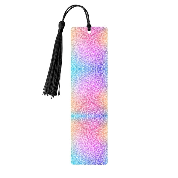 Kdxio Colorful Glitters Print Metal Tassel Bookmarks,Perfect Gift for Art Lovers and Bookworms Metal Bookmarks for Women