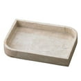 thumbnail image 2 of Creative Home Natural Champagne Marble Contmpo Tray Vanity Towel Tray Bathroom Accessory Organizer, 7.6" x 10.8" x 1" H, Beige, 2 of 3