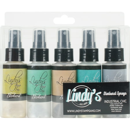 UPC: 0818495015535 | Lindy s Stamp Gang Starburst Sprays 2oz 5/Pkg-Industrial Chic