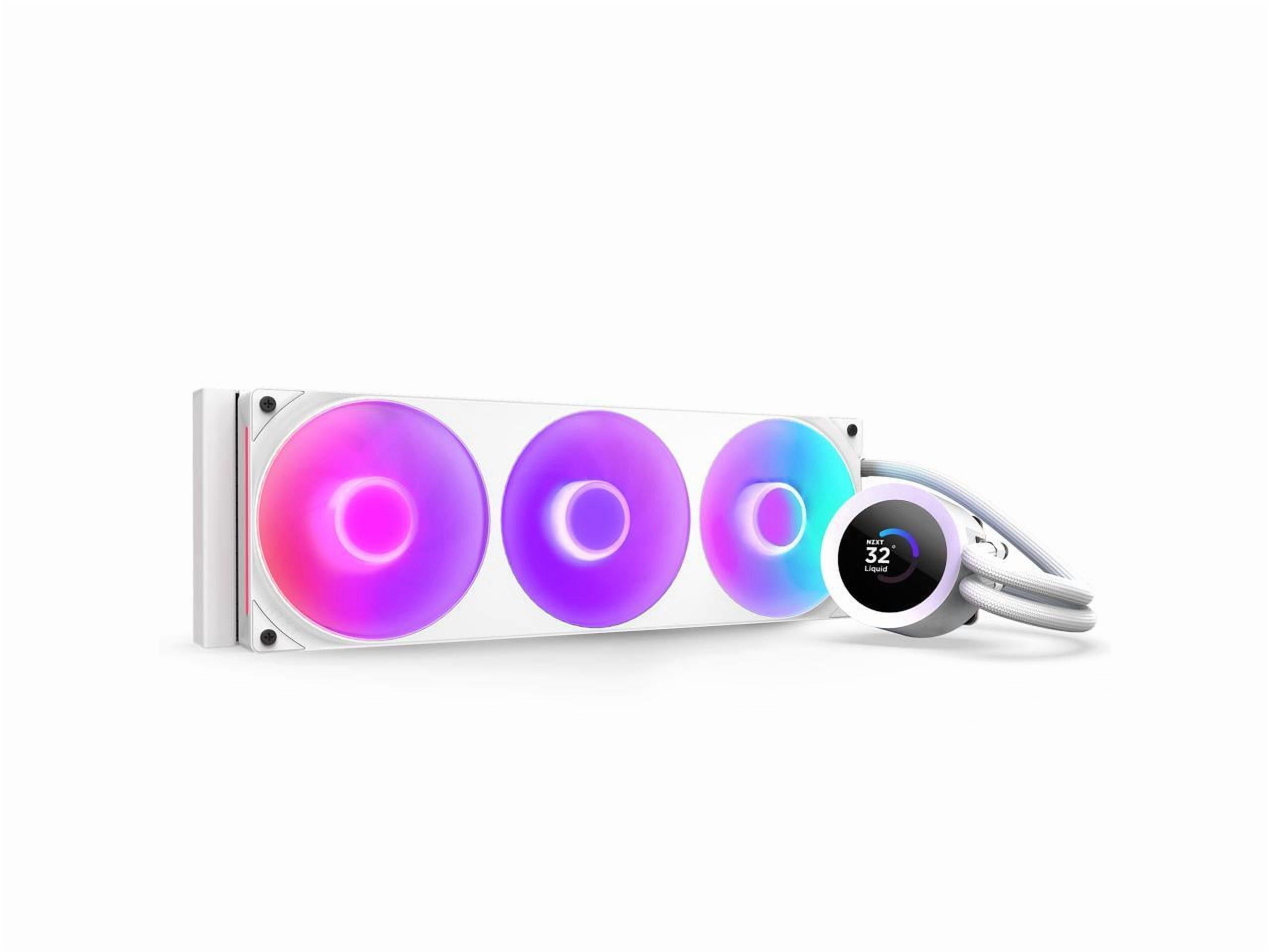 NZXT Kraken X73 RGB 360mm ホワイト NZXT Kraken X73 RGB 360mm - AIO RGB CPU Liquid Cooler - CAM V4