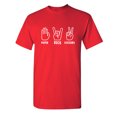 thumbnail image 1 of Sign Language Sarcastic Novelty Gift Idea Adult Humor Heavy Duty Funny Men's T Shirt, 1 of 3