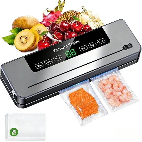 THENNIKIGO Vacuum Sealer Machine with 11.8 in Seal Bar, Compact Food Sealer for Meat, Fish and Sous Vide