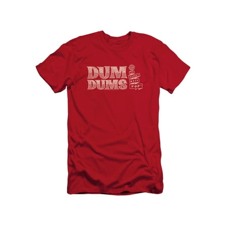 Dum Dums Candy Lollipop World's Best Adult Slim T-Shirt