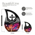 thumbnail image 2 of MUKTIVE Colourful Dragon Burial Urns for Adult Human Ashes - Memorial Urns for Women Ashes - Large Urn for Men 10 Inch - Cross Drop Adult Black Urn - Remembrance for Mom and Dad, 2 of 7