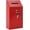 Red, variant on Money Drop Box with Lock & Slot, Metal Cash Collection & Suggestion Box for Farmstand Sales, Office or Home Wall Mount Use, 10.24x5.7x2.95 Inch, Red