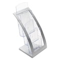 thumbnail image 4 of Deflecto 3-Tier Literature Holder, Leaflet Size, 6.75" W x 6.94" D x 13.31" H, Silver, 4 of 7
