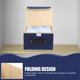 thumbnail image 4 of Caja de almacenamiento de ropa plegable para el hogar, organizador de ropa, caja de almacenamiento para armario de dormitorio, 4 of 5
