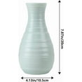 thumbnail image 6 of Composite Plastic Flower Vase: Unbreakable Ceramic Look Vase for Centerpieces, Small Vase for Wedding Party Living Room Bouquet Decor (Pink), 6 of 7