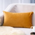 thumbnail image 2 of mnjin super soft rectangular pillowcase solid color lumbar pillow pillowcase e, 2 of 2