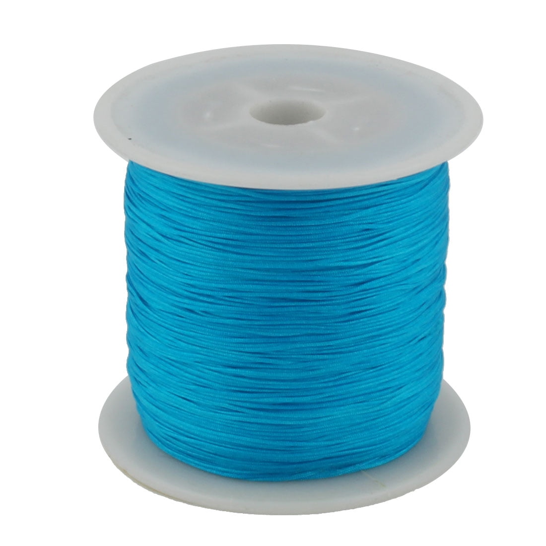 Nylon DIY Art Braided Beading Chinese Knot Cord String Roll Lake Blue 153 Yards